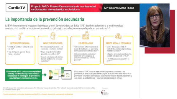 Proyecto FARO. Prevención secundaria de la enfermedad cardiovascular aterosclerótica en Andalucía