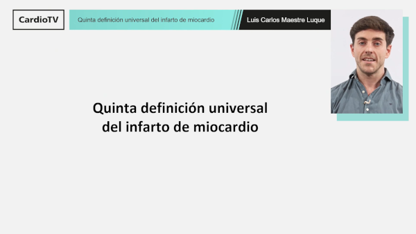Quinta definición universal del infarto de miocardio