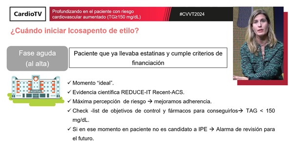 Profundizando en el paciente con riesgo cardiovascular aumentado (TG≥150 mg/dL)