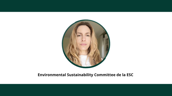 Una cardióloga española se incorpora al Comité de Sostenibilidad Ambiental de la ESC
