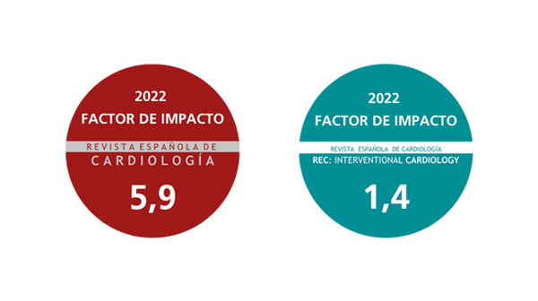 REC: Interventional Cardiology consigue su primer factor de impacto, mientras Revista Española de Cardiología se mantiene fuerte en el primer cuartil