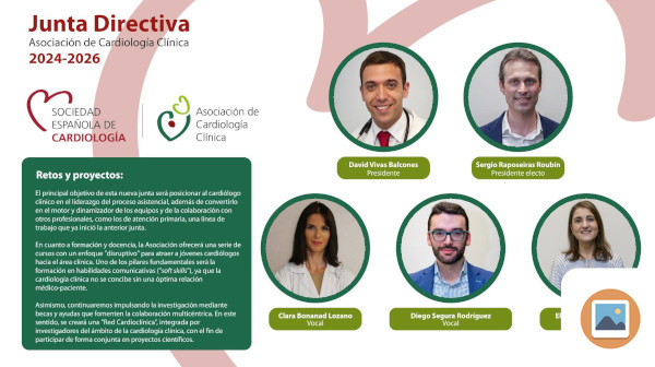 Nueva Junta Directiva de la Asociación de Cardiología Clínica de la SEC