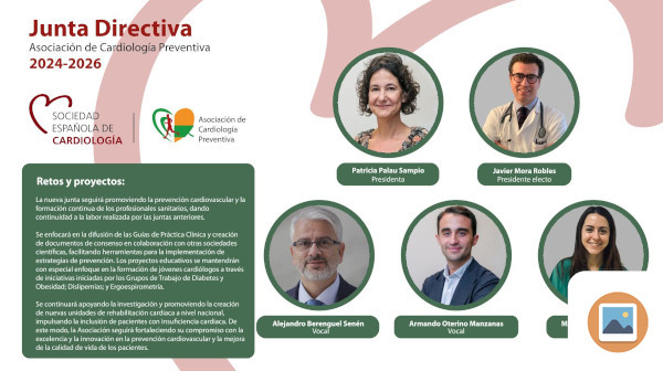 Nueva Junta Directiva de la Asociación de Cardiología Preventiva