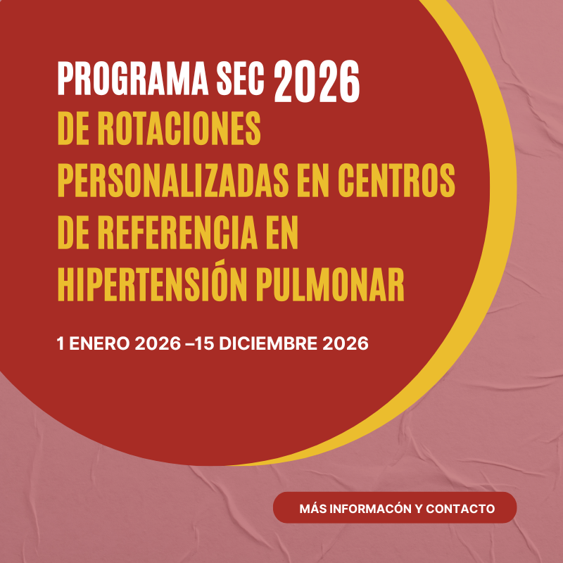 Programa de rotaciones personalizadas en centros de referencia en hipertensión pulmonar 2026