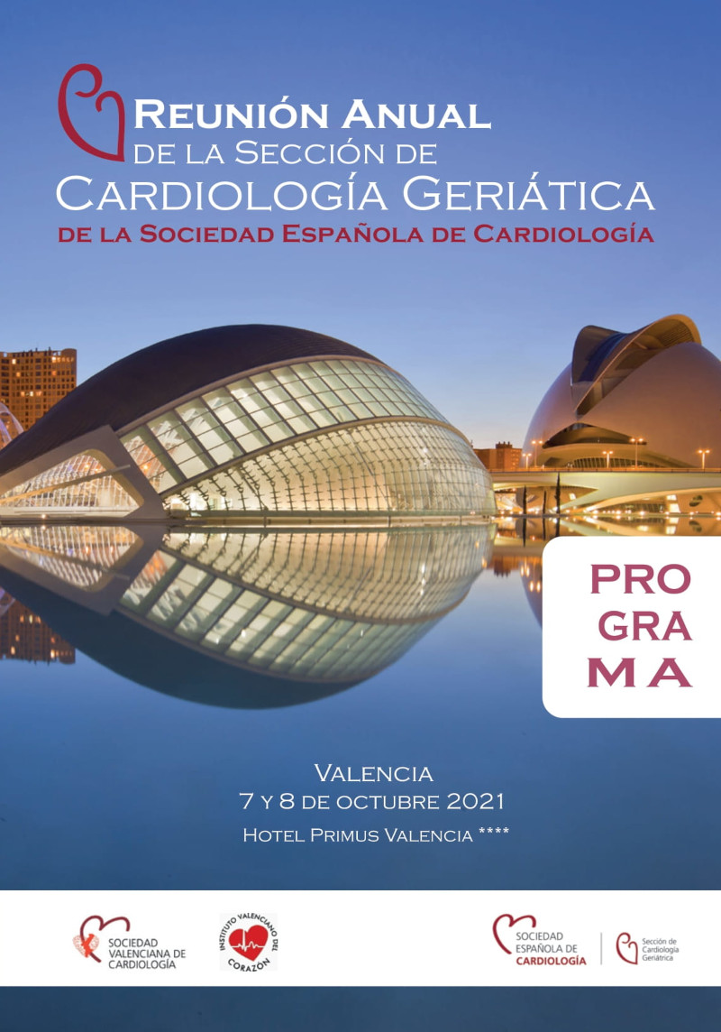 Progama preliminar Reunión Anual de la Sección de Cardiología Geriátrica 2021